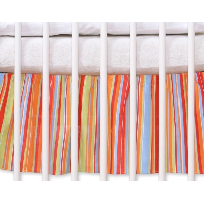 Balza per Lettino De Bambino 60x120cm Arancio Cuori