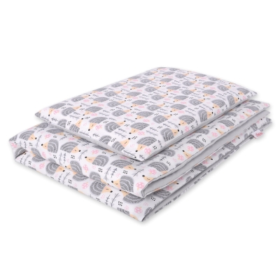 Biancheria Lettino 2 parti - 100x135cm - Mini Grigio Riccio