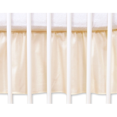 Gonna Para Lettino e Culla 60x120cm Creme Cuori