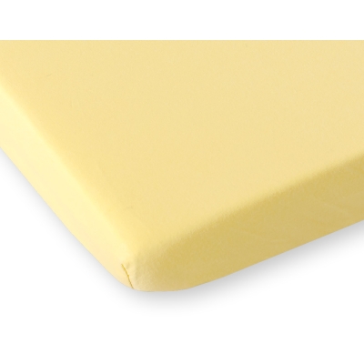 Lenzuolino in Jersey per Lettino 60x120cm Giallo