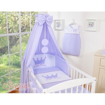Lenzuolo Culla con Baldacchino 7 parti Lilla Little Prince/Princess