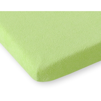 Lenzuolo in Spugna per Lettino 120x60cm Verde