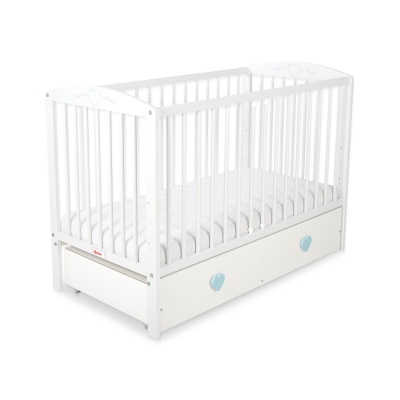 Letino per Bambino 120x60cm con Cassetto MAXI Maxi Cuori