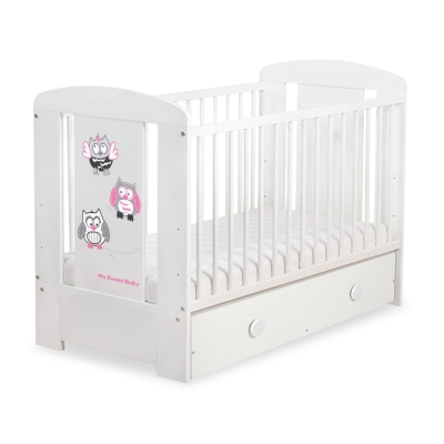 Letino per Bambino con Cassetto120x60cm Maxi Gufi