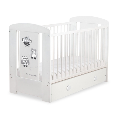 Letino per Bambino con Cassetto120x60cm Maxi Gufi
