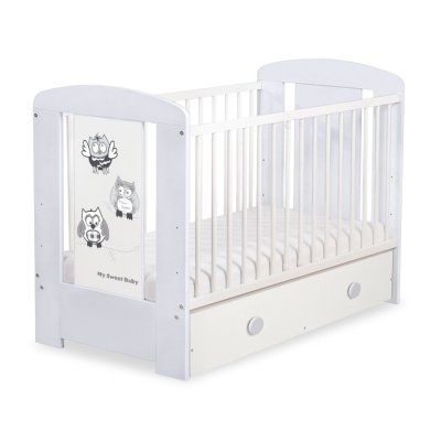 Letino per Bambino con Cassetto120x60cm Maxi Gufi