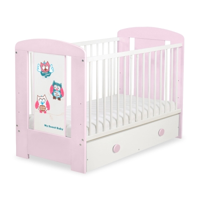 Letino per Bambino con Cassetto120x60cm Maxi Gufi