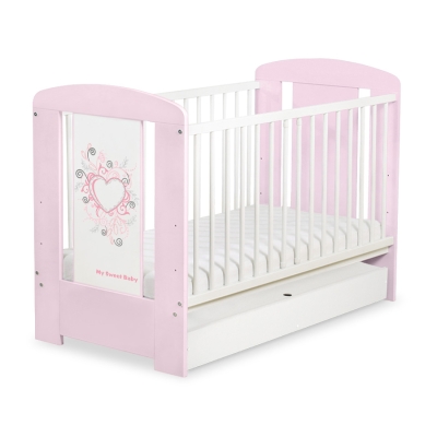 Letino per Bambino con Cassetto120x60cm Standard Rosa