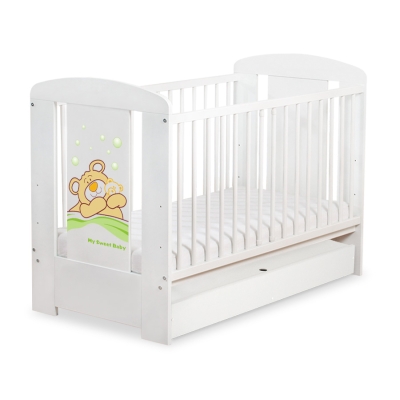 Lettino 60x120cm con Cassetto Standard Barnaba