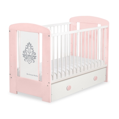 Lettino Neonato con Cassetto 120x60cm Maxi Glamour