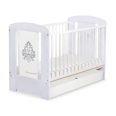 Lettino Neonato con Cassetto 120x60cm Standard Glamour