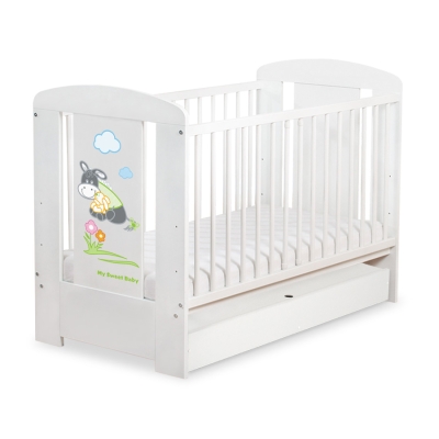 Lettino Neonato con Cassetto 120x60cm Standard Luca