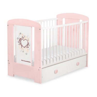 Lettino per Neonato 120x60cm con Cassetto Maxi