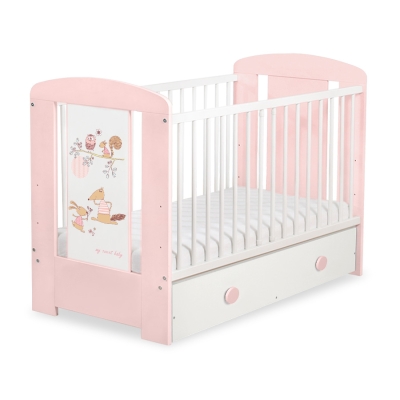 Lettino per Neonato 120x60cm con Cassetto Maxi
