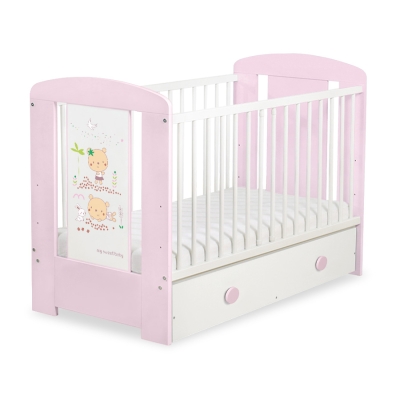 Lettino per Neonato 120x60cm con Cassetto Maxi