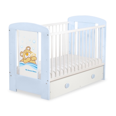 Lettino per Neonato 120x60cm con Cassetto Maxi Barnaba
