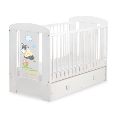 Lettino per Neonato 120x60cm con Cassetto Maxi Luca