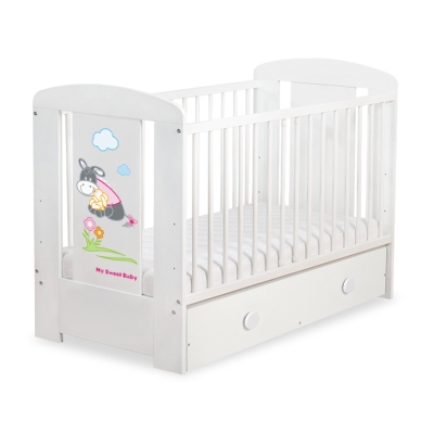 Lettino per Neonato 120x60cm con Cassetto Maxi Luca