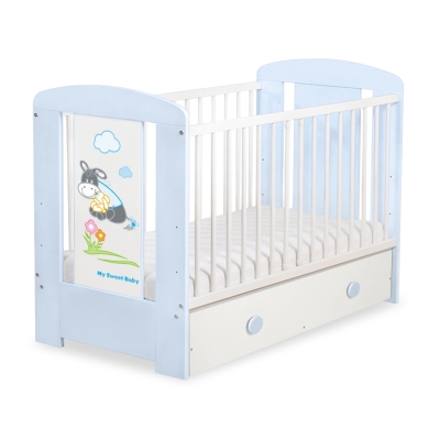 Lettino per Neonato 120x60cm con Cassetto Maxi Luca