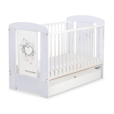 Lettino per Neonato 120x60cm con Cassetto Standard