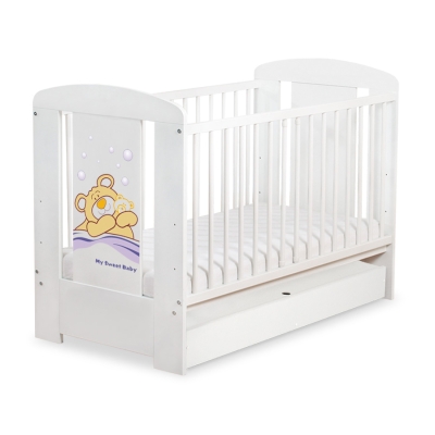 Lettino per Neonato 120x60cm con Cassetto Standard Barnaba