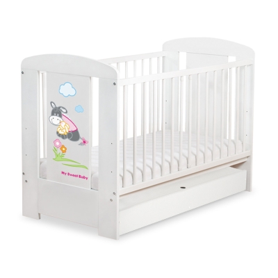 Lettino per Neonato 120x60cm con Cassetto Standard Luca