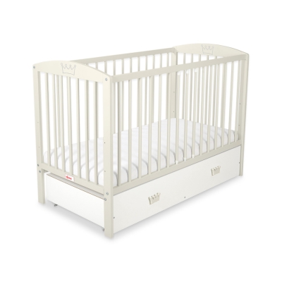 Lettino per Neonato 120x60cm con Cassetto Maxi