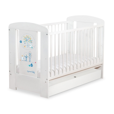 Lettino neonato con Cassetto 120x60cm Standard