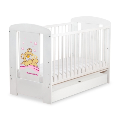 Letto Bebè con Cassetto 120x60cm Standard Barnaba