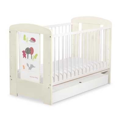 Lettino neonato con Cassetto 120x60cm Standard Foresta