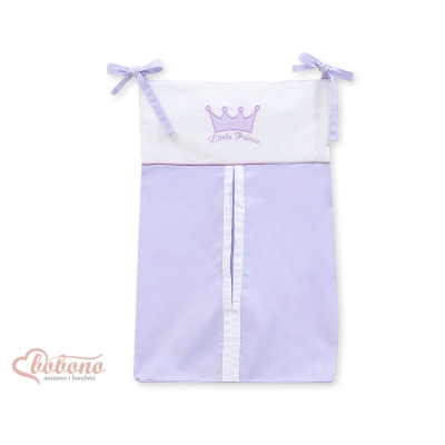 Organizer Pannolini per Lettino Lilla Little Prince/Princess
