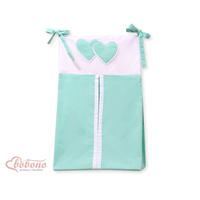 Organizer Pannolini per Lettino Menta Cuori