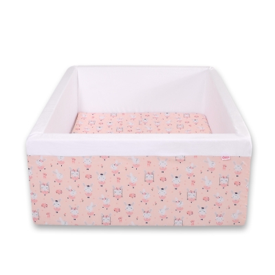 Piscina di Palline per Bambini Quadrato Rosa Ballerine