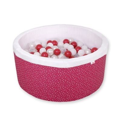 Piscina Morbida con Palline Borgogna Borgogna