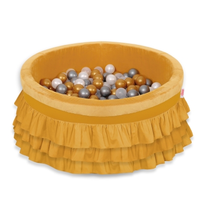 Piscina Morbida con Palline Giallo