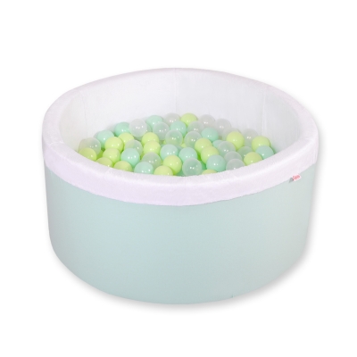 Piscina per Palline con 200 Palline Menta