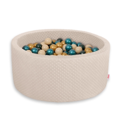 Piscina di palline per bambini beige