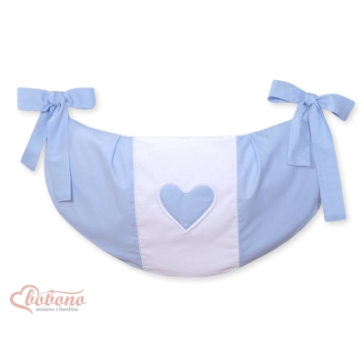 Sacca per Giochi Giocattoli Blu Cuori