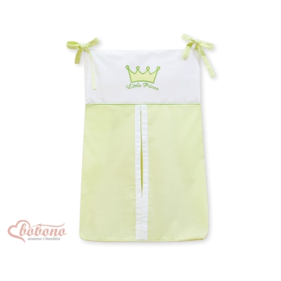Sacca per Pannolini per Lettino Neonato Verde Little Prince/Princess