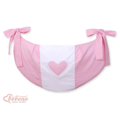 Sacca Portagiochi per Lettino - Cuori Rosa Cuori