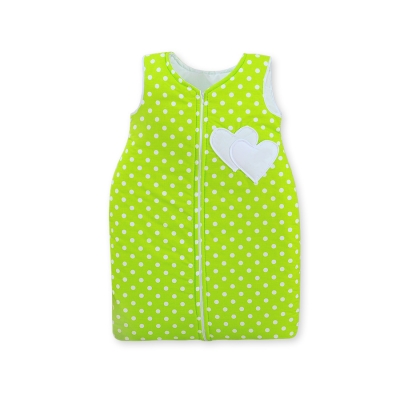 Sacco da Nanna Neonato Pois Bianchi Cuori