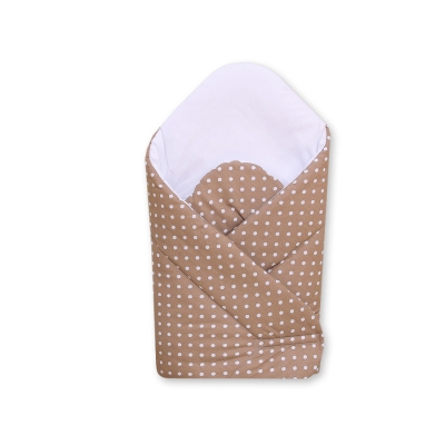 Sacco Nanna con Struttura Rigida - Cuori Marrone Pois Bianchi Cuori