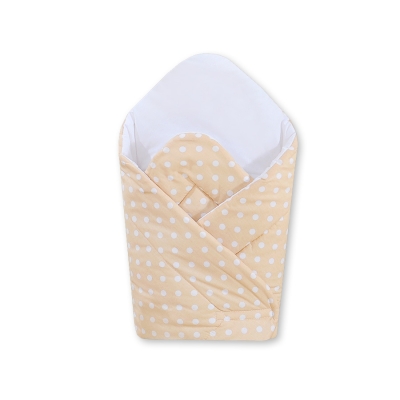 Sacco Nanna Rigido Beige Pois Bianchi Cuori