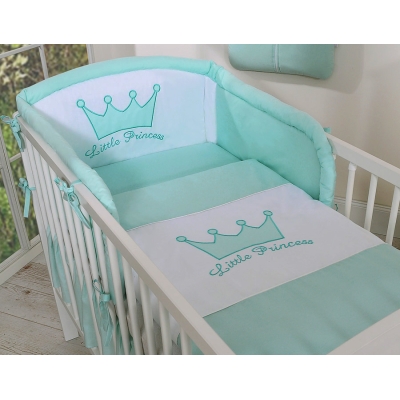 Set Biancheria 2 parti Menta Little Prince/Princess