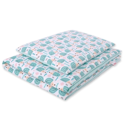 Set Biancheria per Lettino 100x135 2 parti - Mini Menta Riccio