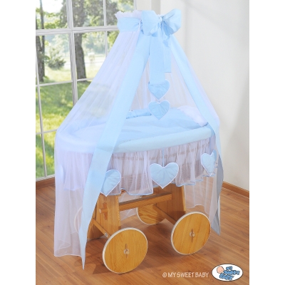 Set di Biancheria per Culla con Voile-Drappo 4 parti