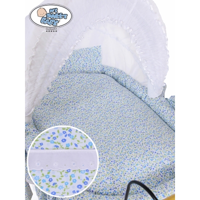 Set di Biancheria per Culla in Vimini 2 parti Jasmine