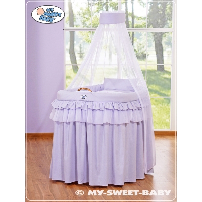 Rivestimento culla in vimini 4 parti Lilla Little Prince / Princess
