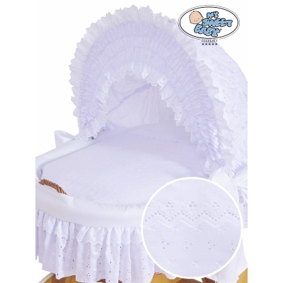 Set di Biancheria per Culla in Vimini 4 parti Carlotta