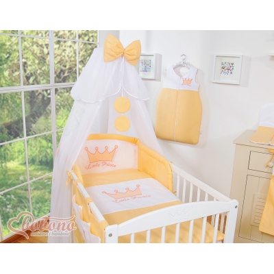 Set Lenzuolo per Neonato 5 parti Pesca Little Prince/Princess